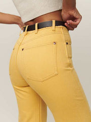 Cowboy High Rise Straight Jeans