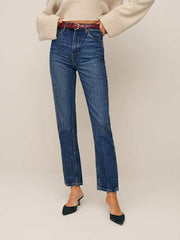 Liza Ultra High Rise Straight Jeans