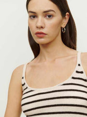 Varenne Cashmere Tank And Cardi Set