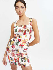 Davies Bustier Denim Mini Dress