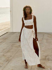 Palm Linen Two Piece