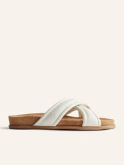 Arianna Puffy Strap Slide Sandal
