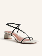 Dani Asymmetrical Block Heel Sandal