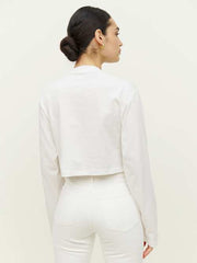 Becca Relaxed Long Sleeve Cropped Tee