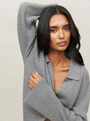Fantino Cashmere Collared Cardigan