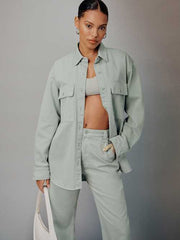 Ray Oversized Twill Shirt