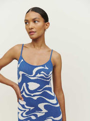 Clair Novelty Cotton Sweater Dress