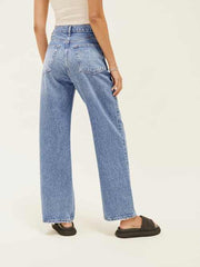 Wilder High Rise Wide Leg Cropped Jeans