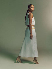 Petites Layla Linen Skirt