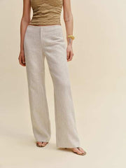 Vida Linen Low Rise Pant