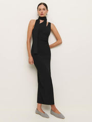 Julianna Cashmere Scarf Sweater Dress