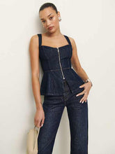 Zeta Denim Top