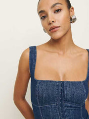 Tagliatelle Denim Top