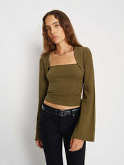 Chloe Knit Shrug Set