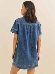 Clark Denim Mini Dress