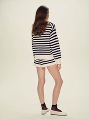Collie Oversized Cotton Crew