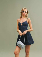 Aviana Denim Mini Dress