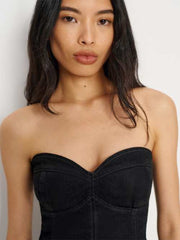 Kamila Denim Top