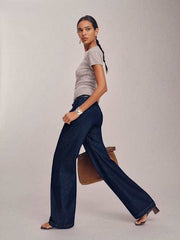 Elio Low Rise Denim Trouser