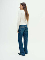 Lowen Regenerative Wool Embroidered Cardigan