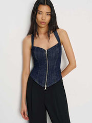 Kessie Denim Top