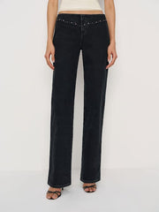 Rayla Super Stretch Low Rise Straight Jeans