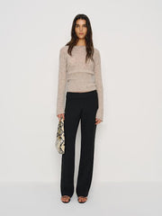 Soren Sheer Alpaca Sweater Top