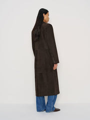 Veda Penny Oversized Suede Coat