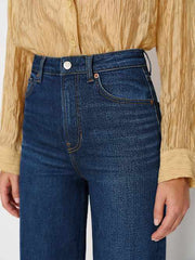 Bex Super Stretch High Rise Wide Leg Short Jeans