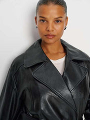 Veda Jaden Cropped Trench Es