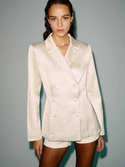 Caden Satin Blazer
