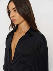 Eli Oversized Silk Shirt