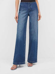 Talissa Stretch Low Rise Trouser Wide Leg Jeans