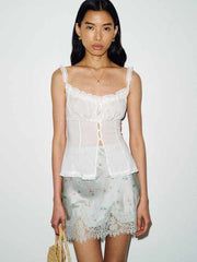 Carolina Silk Mini Skirt