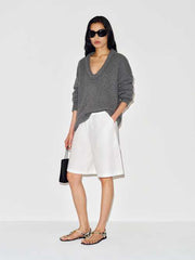 Jonie Cashmere Oversized Scoop Neck