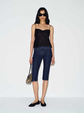 Zoee Stretch Mid Rise Capri Jeans