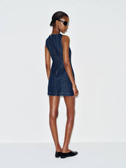 Pola Denim Mini Dress