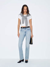 Leda Mid Rise Straight Jeans