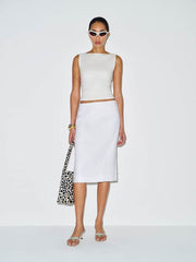 Fleur Linen Skirt
