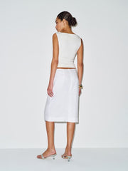 Fleur Linen Skirt