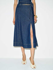 Susan Denim Two Piece
