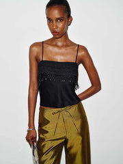 Slyvette Satin Top