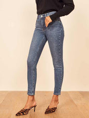 Harper High Rise Skinny Cropped Jeans