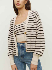 Varenne Cashmere Tank And Cardi Set