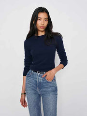 Cynthia High Rise Straight Long Jeans