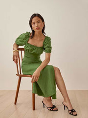 Jacqueline Linen Dress