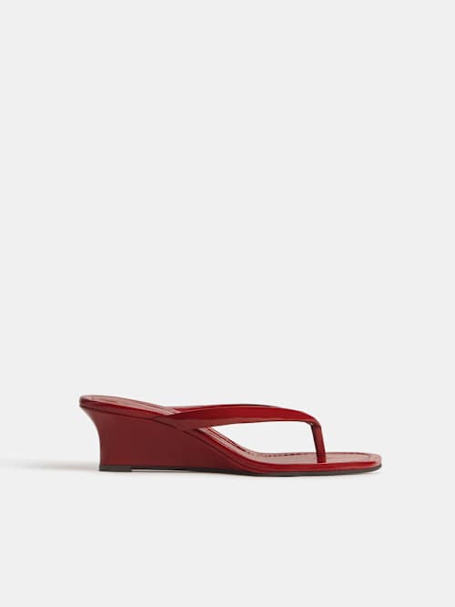 Amelia Thong Wedge Sandal