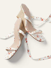 Alessa Lace Up Wedge Espadrille