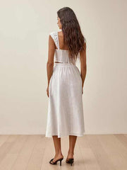 Petites Clyde Linen Two Piece