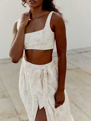 Palm Linen Two Piece